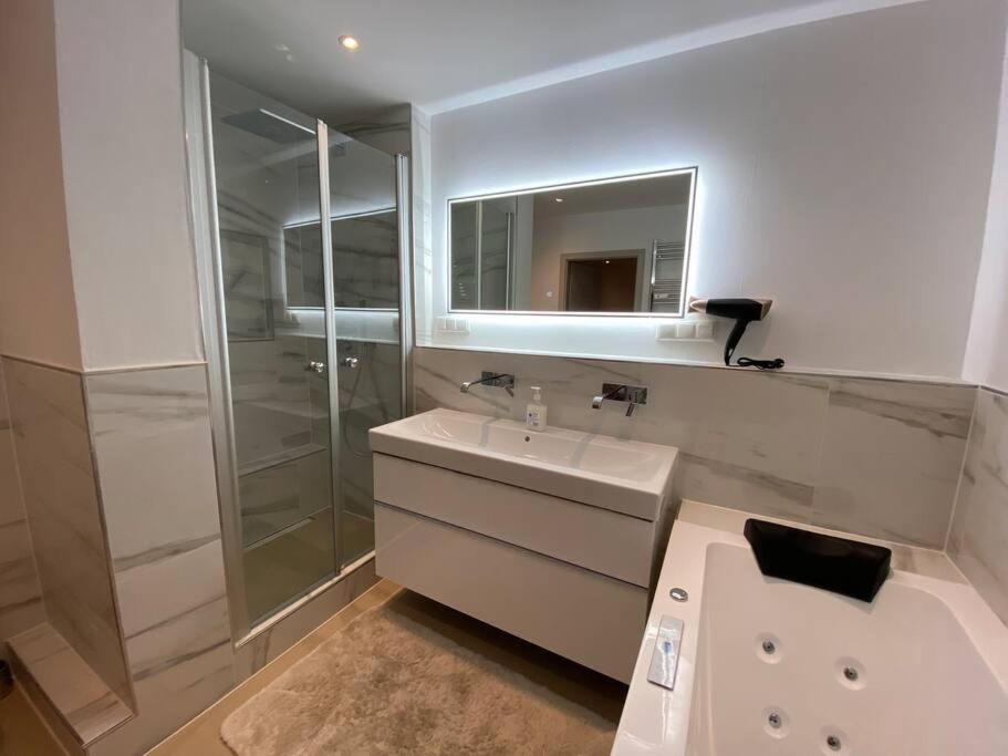 Luxury Apartment With Air Conditioning & Jaccuzzi Near Frankfurt Wiesbaden Hofheim am Taunus Buitenkant foto